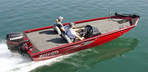 bass boat hors-bord / à console latérale / de pêche sportive / max. 4 personnes