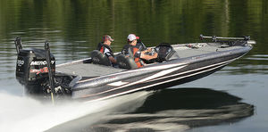 bass boat hors-bord / à double console / de pêche sportive