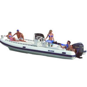 bateau pneumatique hors-bord / semi-rigide / à console centrale / max. 14 personnes