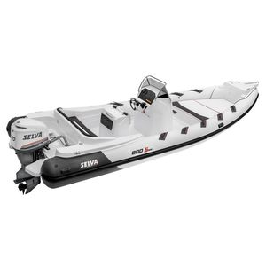 bateau pneumatique hors-bord / semi-rigide / à console centrale / max. 18 personnes