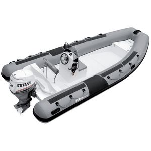 bateau utilitaire hors-bord / bateau pneumatique semi-rigide