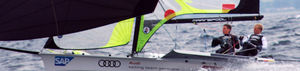 dériveur double / de régate / skiff / spinnaker asymétrique