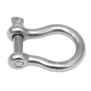 manille pour voilier à axe imperdable / lyre / forgée / en inox