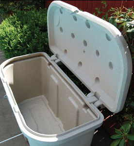 caisse de rangement pour ponton / en polyéthylène