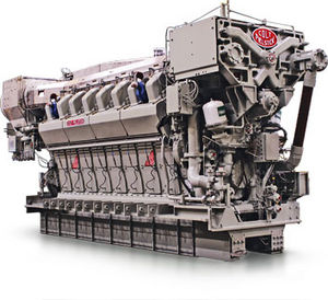 moteur pour navire semi rapide / diesel
