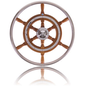 volant en teck pour bateau à moteur / classique