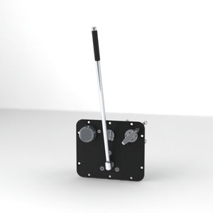 manette de commande pour enrouleur de foc / hydraulique / simple levier / pour voilier