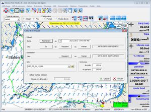 logiciel de navigation / pour bateau