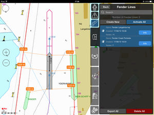 logiciel de navigation / pour navire / pour iPhone®