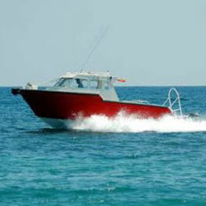 bateau de support pour la plongée / hors-bord / en aluminium