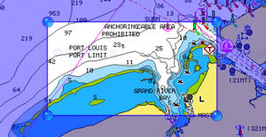 carte marine numérique