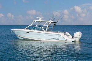 runabout hors-bord / bi-moteur / à double console / de pêche sportive