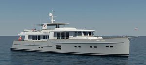 motor-yacht traditionnel / coque renforcée / 4 cabines