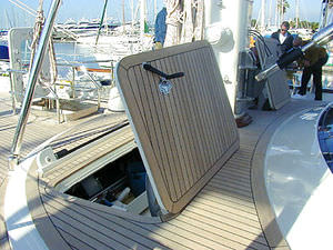 panneau de pont rectangulaire / pour yacht / ouvrant