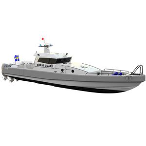 bateau de surveillance / hors-bord / diesel / en aluminium