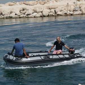 bateau militaire hors-bord / bateau pneumatique pliable / bateau pneumatique