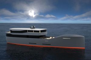 super-yacht pour expédition / explorer / avec timonerie / à déplacement