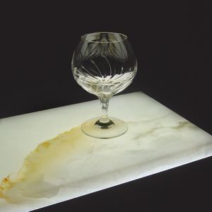 panneau décoratif / en marbre / rétroéclairé