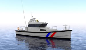 bateau de surveillance in-bord
