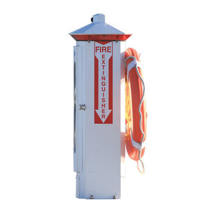 borne incendie / avec éclairage intégré / pour ponton