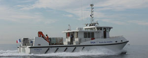 bateau de travail polyvalent catamaran / in-bord
