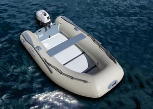 bateau pneumatique hors-bord / pliable / plancher latté