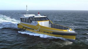 bateau de service offshore en aluminium