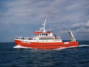 bateau de recherche scientifique / in-bord