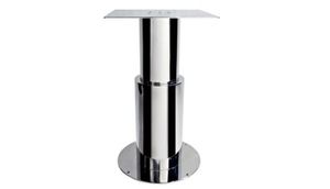 pied de table pour bateaux ajustable / électrique / en inox
