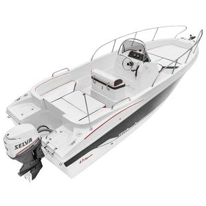 coque open hors-bord / à console centrale / max. 8 personnes / bain de soleil