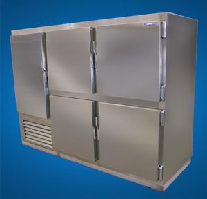 congélateur pour navire / armoire / en inox