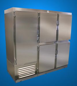congélateur pour navire / armoire / en inox