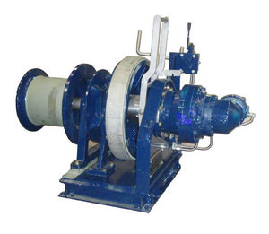 guindeau pour navire / horizontal / hydraulique / tambour simple