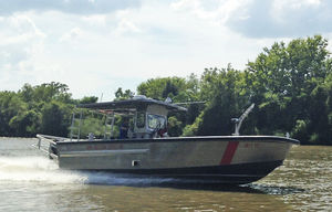 bateau de travail hors-bord / en aluminium