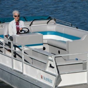 banquette pour bateau ponton / trois places