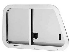 fenêtre coulissante / pour bateau / rectangulaire / en verre