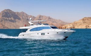 motor-yacht de croisière / à fly / coque à déplacement