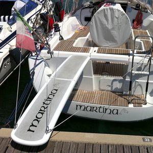 passerelle pour bateau / pliant / manuelle / sur mesure
