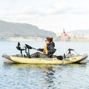 kayak sit-on-top / gonflable / de pêche / monoplace