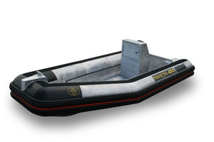 bateau de travail hors-bord / bateau pneumatique / semi-rigide / à console centrale