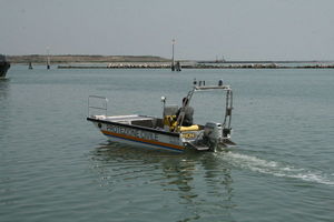 bateau de travail polyvalent hors-bord / en aluminium