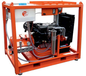 nettoyeur haute pression pour chantier naval / pour navire / monté sur châssis / moteur diesel