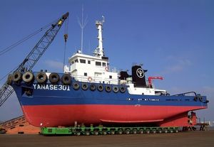 remorque de manutention / de route / pour chantier naval