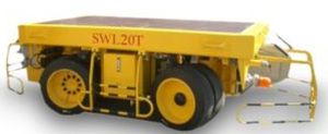 remorque de manutention / pour chantier naval / automotrice