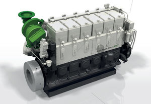 moteur pour navire / de propulsion / semi-rapide / diesel