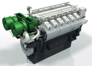 moteur pour navire / de propulsion / semi-rapide / diesel