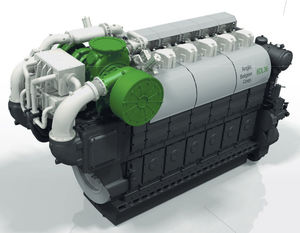 moteur pour navire semi rapide / diesel