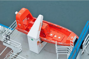 bossoir pour navire / pour bateau de sauvetage / électrique et hydraulique