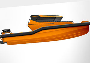 canot de secours pour navire / hydrojet / in-bord / en aluminium
