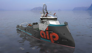 navire de service offshore remorqueur manoeuvreur d'ancres - AHT